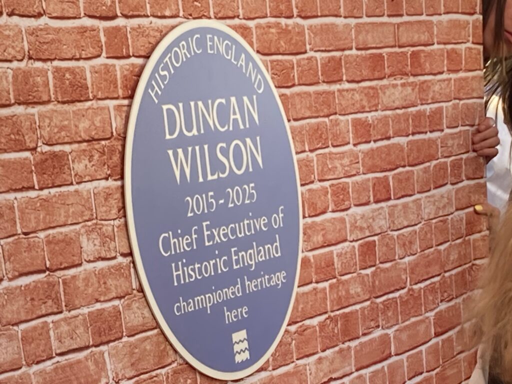 Civic Voice co chair attends annual Historic England reception