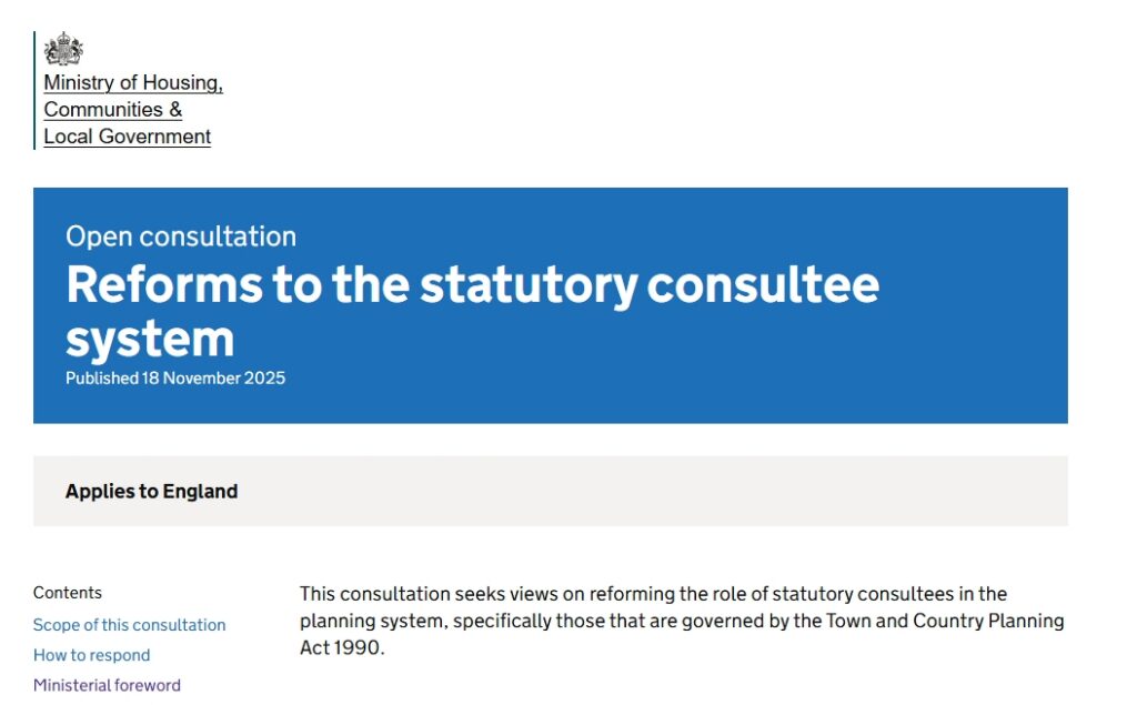 Reforms to the statutory consultee system – Civic Voice response